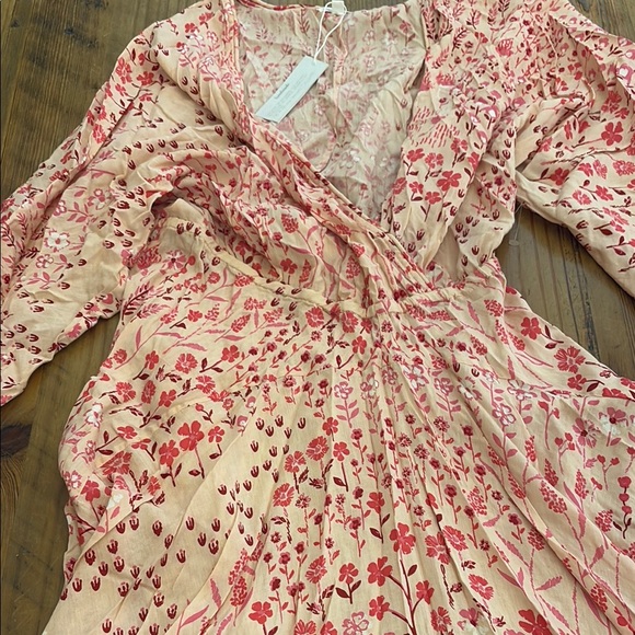 Poupette St. Barth Pink Floral Maxi Dress - Picture 3 of 7